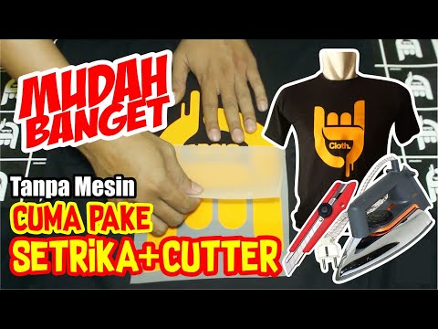 CARA SABLON KAOS SENDIRI, BISA DIJUAL?