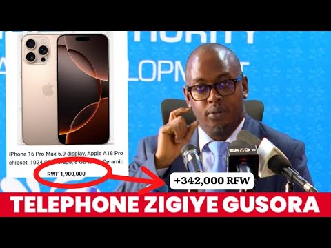 🔴TELEPHONE zigiye GUSORA mu RWANDA🤯 IPhone16 Yiyongereyeho ibihumbi 342,000 Frw| NIKI CYABAYE?