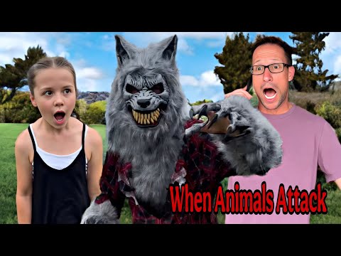 Wild Animals Invaded Our Home! Dad and Daughter race for their lives!