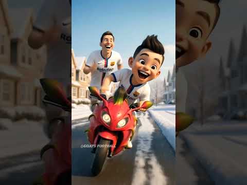 Ronaldo Built A Dragon BMW Superbike For His Son . Messi Stole It #ronaldo #football #messi