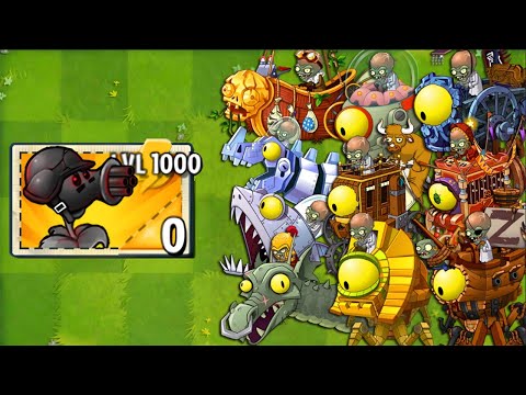 PvZ 2 All Peashooters Plant LEVEL 1000 Power-Up vs PvZ 2 Final Boss Fight! - PvZ 2 Mod