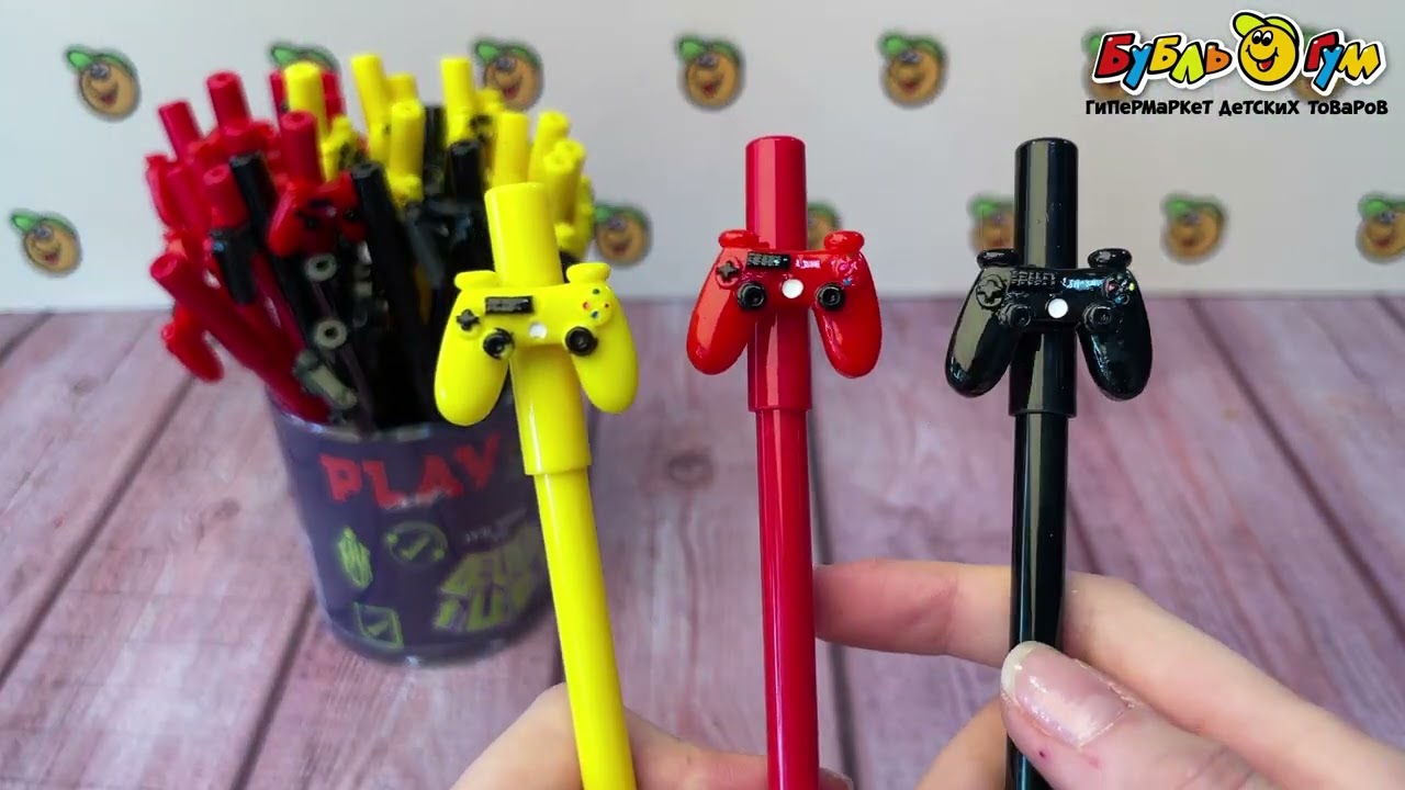 Ручка шариковая Level up game в ассортименте - видео Ручка шариковая Level up game в ассортименте - видео