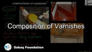 Composition of Varnishes