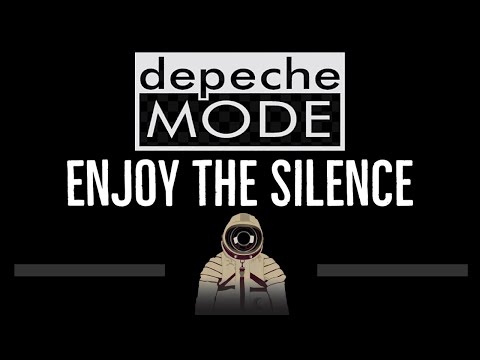 Depeche Mode • Enjoy The Silence (CC) (Remastered Video) 🎤 [Karaoke] [Instrumental Lyrics]