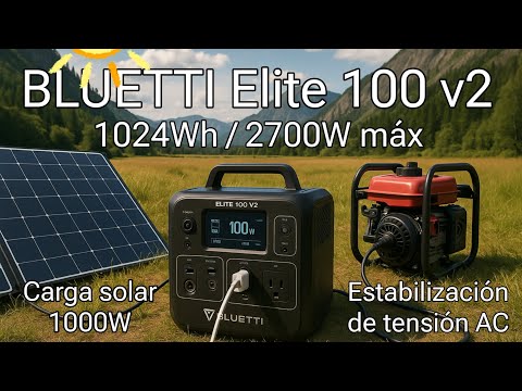 BLUETTI ELITE 100 v2 🔌|| NUEVAS FUNCIONES QUE TE PERMITIRAN AHORRAR ENERGÍA EN TU HOGAR 📉💰