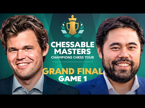 MAGNUS VS. HIKARU GRAND FINALS GAME 1 | CCT Chessable Masters 2025