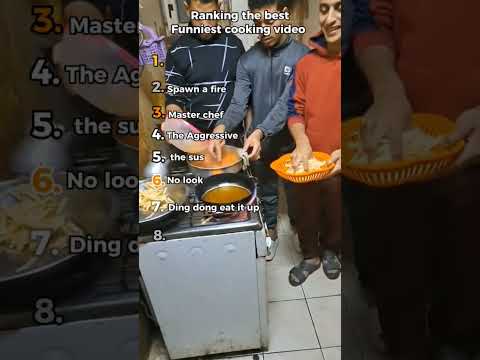 Ranking the best funniest cooking video