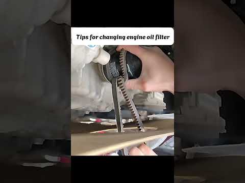 Tips for changing engine oil filter #foryou #repair #fypシ゚viral #car