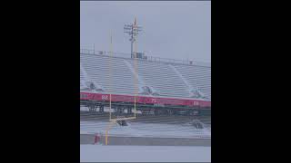 Le stade des Alouettes en hiver