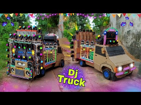 Mini New Dj Truck at-Home dj truck kese banaye dj making new trending dj science project mini box SR