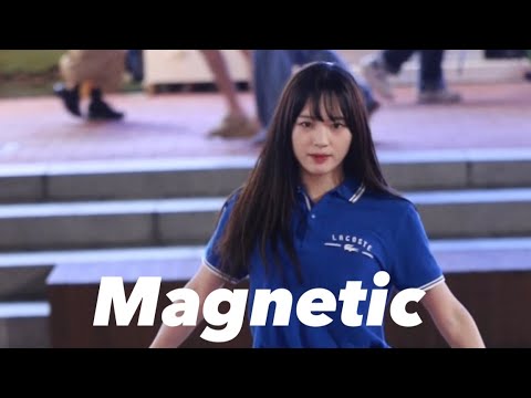 ILLIT (아일릿) ‘Magnetic’ Dance Cover 홍대버스킹 Busking (240718) | Yu Kagawa