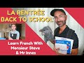 French Back to School Vocabulary and Introductions