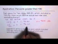 Percentage Calculations and Concepts