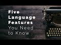 Language Features and Their Effects