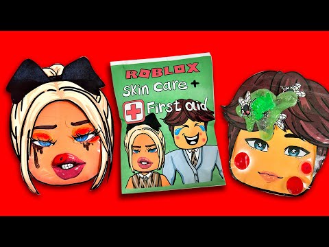 Roblox Baddie Skincare  Blind bag  Ep4 to 6 🐝 Paper Diy ASMR