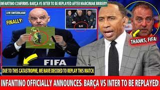 Congratulations FIFA will replay the Barça vs Inter match after Marciniak admitted to taking a bribe