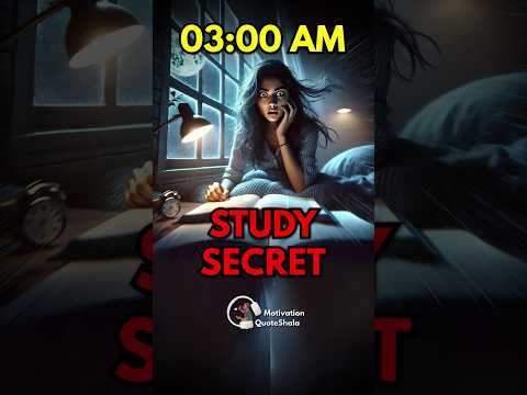 3:00 AM Study Exercise 😨 Best Study Motivation #studytips