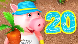 1-20 Song 🔢🎶 Number Song | Little Baby Bum