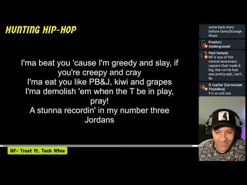 NF - TRUST Ft. Tech N9ne (Reaction) HUNTING HIP-HOP