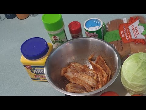 Crispy Pan Seared Fish Sandwich #dinner #livestream #tutorial