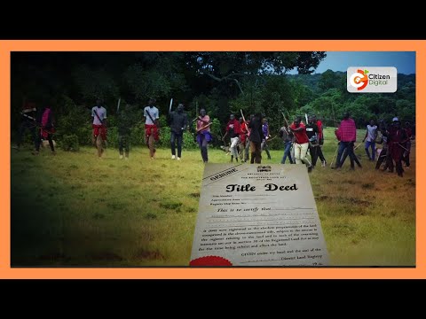 YouTube video thumbnail: Trans Mara Youth Camp in Thickets, Vow to Defend Land Given to Them by Their Forefathers