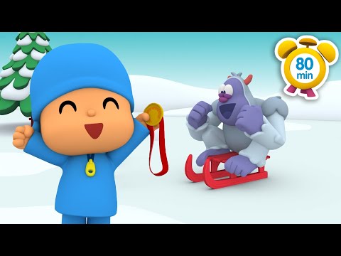 POCOYO MAGYARUL – ❄️SPORTOK A HÓBAN❄️ | [80 perc] Teljes Epizódok | Rajzfilm gyerekeknek