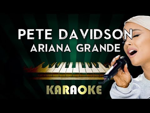 Pete Davidson – Ariana Grande | LOWER Key Piano Karaoke Version Instrumental Lyrics Cover Sing Along