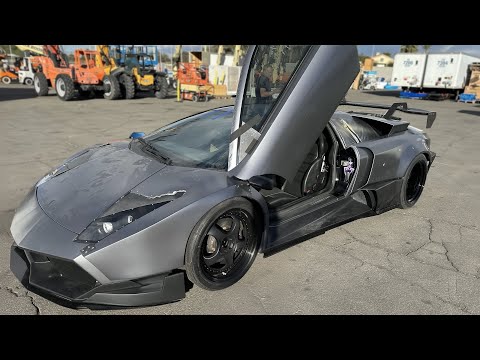 Cyberpunk Lamborghini Murcielago, 3 Days, No Sleep, Finished Car!!!