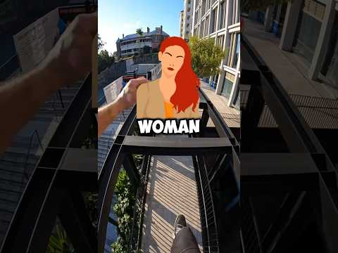 If You See This Long Hair Woman On Street,Run Away⚠️??#scary