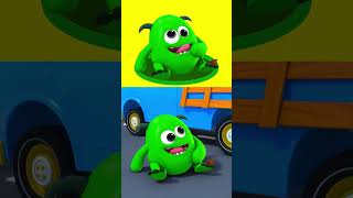 👹 MUNCH! Monster On The Bus! 👹 #wheelsonthebus #shorts | Cars & Truck Videos for Kids