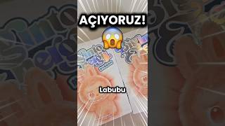 LABUBU AÇIYORUZ! 😱 İÇİNDEN NE ÇIKTI!! 🤯 #labubu #shorts