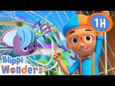 Who’s Trapped in the Spiderweb? 🕸️🔍 | Blippi Wonders Educational Videos for Kids