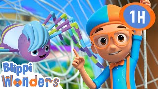 Who’s Trapped in the Spiderweb? 🕸️🔍 | Blippi Wonders Educational Videos for Kids