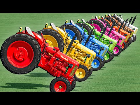 Work With COLORS - Mini ZETOR SPECIAL Tractors - Farming Simulator 22