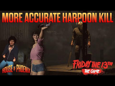 SLIGHTLY MORE ACCURATE HARPOON KILL | Friday The 13th: The Game