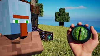 Alien Villager? - Minecraft RTX Animation #minecraft #RTX