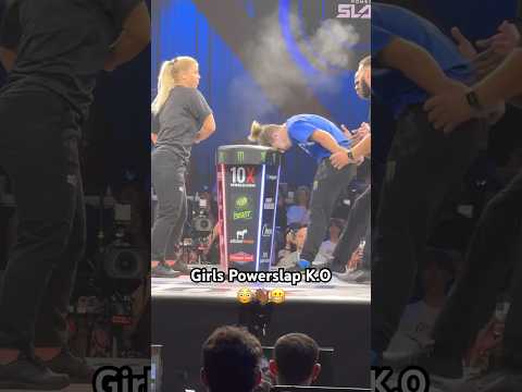She slept her 😳 #powerslap #shorts #short #trending #viral #shortvideo #reels #tiktok #shortsfeed