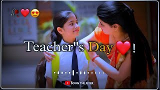 Happy Teachers Day Status 2024❤✨5th Sept | शिक्षक दिवस शायरी || Teachers Day Song Status 2024