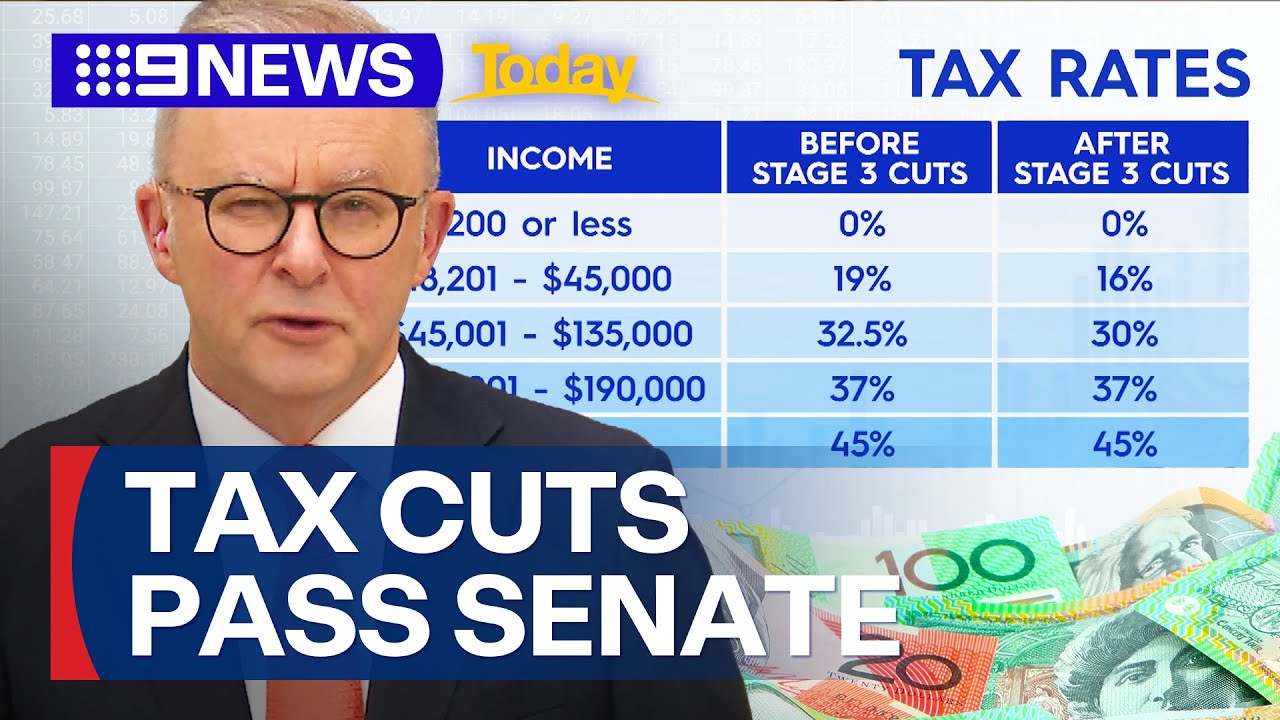 Prime Minister on stage three tax cuts passing the Senate
