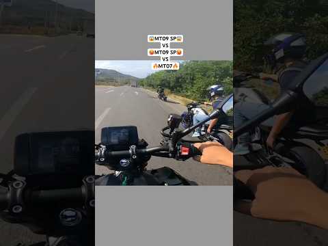 MT09 SP y MT07 con ganas de candeliar 🔥🥵 #altocilindraje #fz1 #motos #mt09 #xj6 #viral