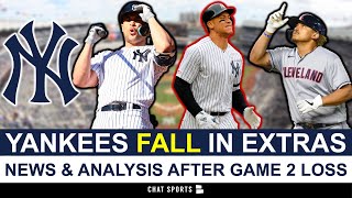 Yankees LOSE Game 2 vs. Guardians 4-2: Aaron Judge STRUGGLES, Giancarlo Stanton, Gleyber Torres