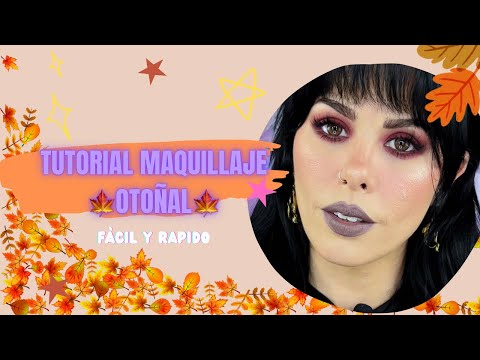 Tutorial paso a paso Maquillaje 🍁Otoñal🍁