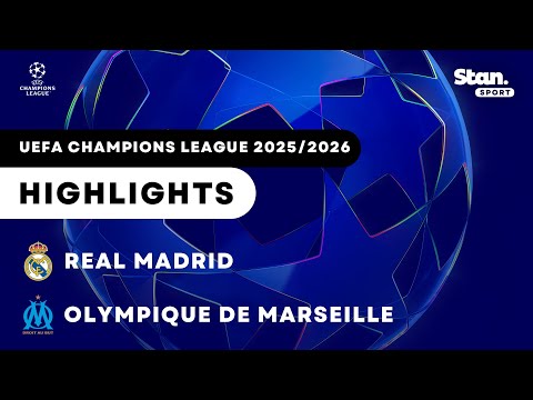 Real Madrid v Olympique de Marseille | Highlights | UEFA Champions League 2025/26