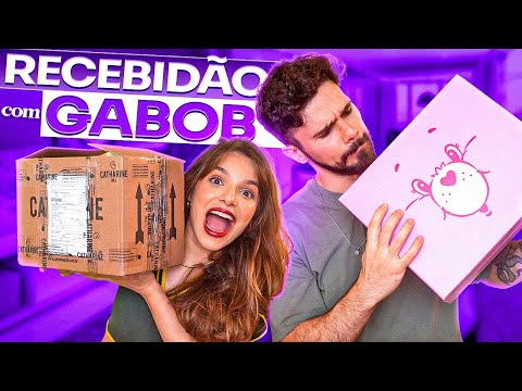 RECEBIDÃO COM GABOB | Abrindo TODAS as CAIXAS ACUMULADAS