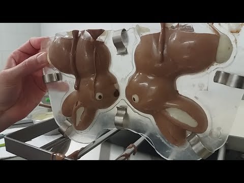 Schokoladen Osterhasen selber machen