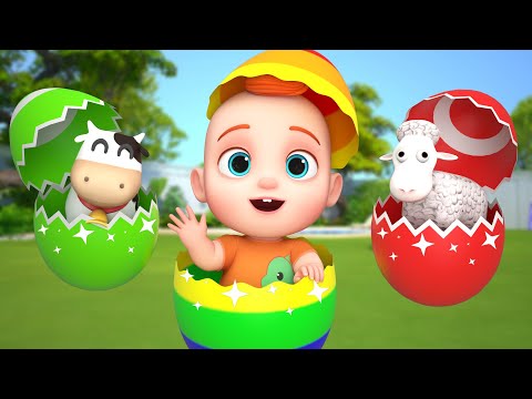 Surprise Eggs Kids Songs | GoBooBoo Nursery Rhymes & Kids Songs
