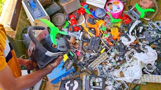 how to make awesome ideas from scrap / breaking and opening toys / dc motor fan /helicopter