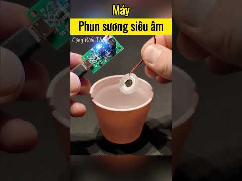 Máy phun sương siêu âm #congkienthuc