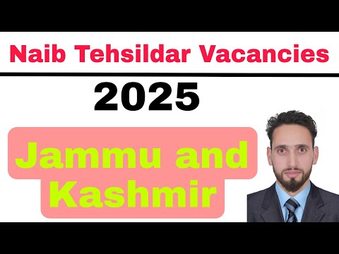 NOTIFICATION OF NAIB TEHSILDAR VACANCIES OUT BY #jkssbexamJKSSB