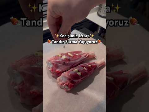 Rüyanızda da tandır sarma görüp yapmazsınıız🤤🍖✨